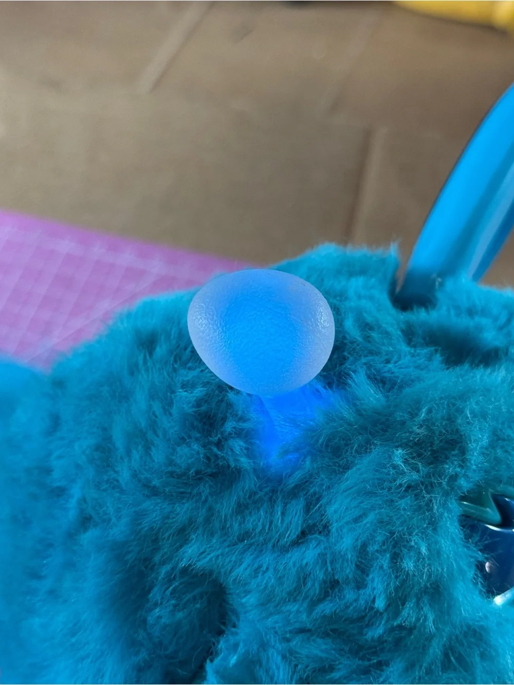 Furby Connect Teal Blue with Sleep Mask Bluetooth 2016 Hasbro